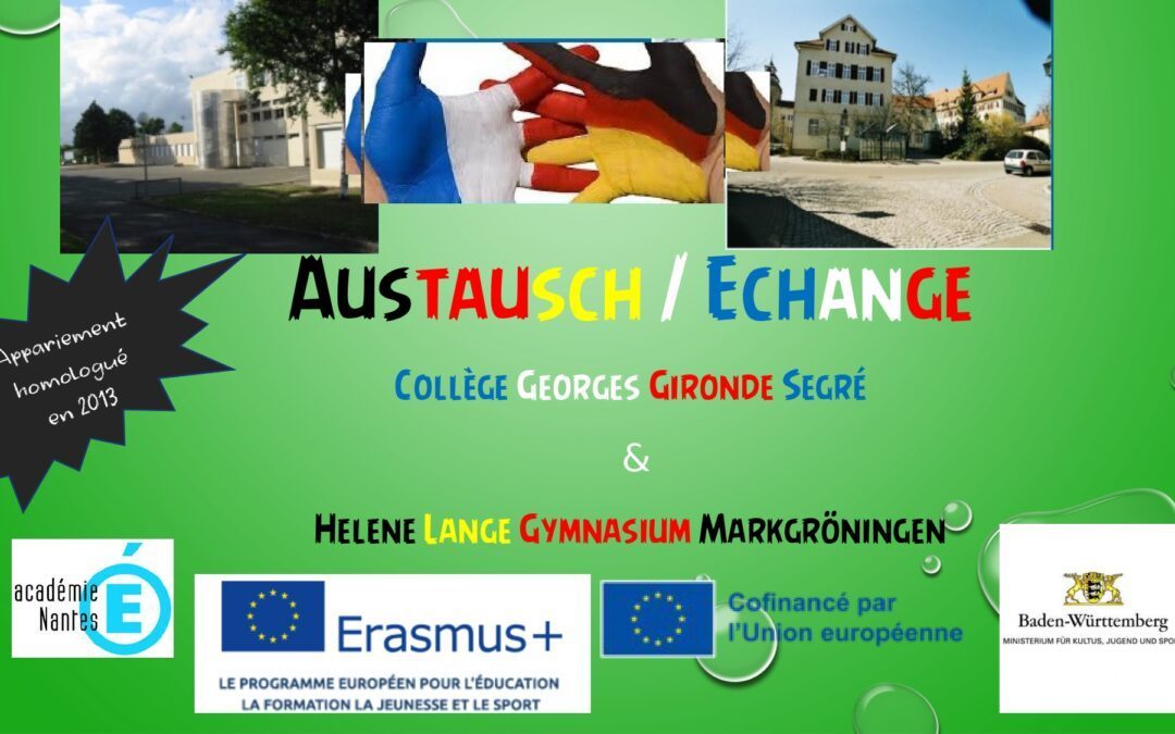Programme de l’échange Erasmus Avril 2024